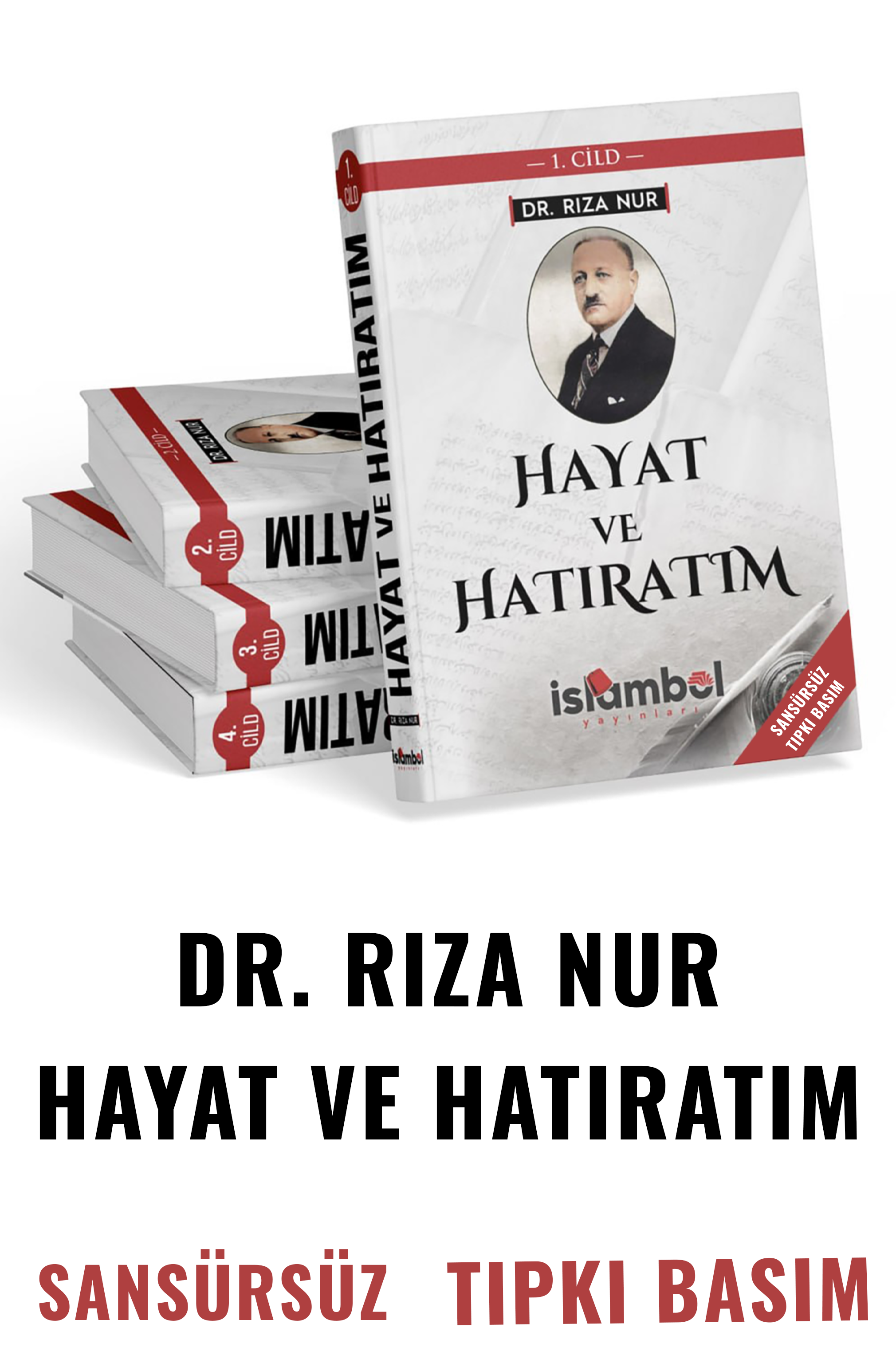 Dr. Rıza Nur Hayat ve Hatıratım 4. Cild Kitap Kapaklari